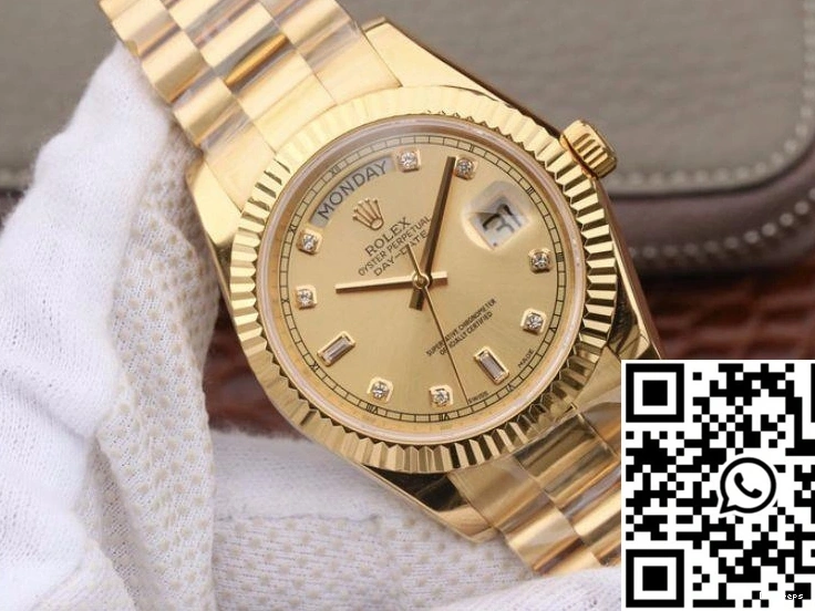 Rolex II 218238 Day-Date EW Gold Dial Factory 18K Yellow 40MM 0522